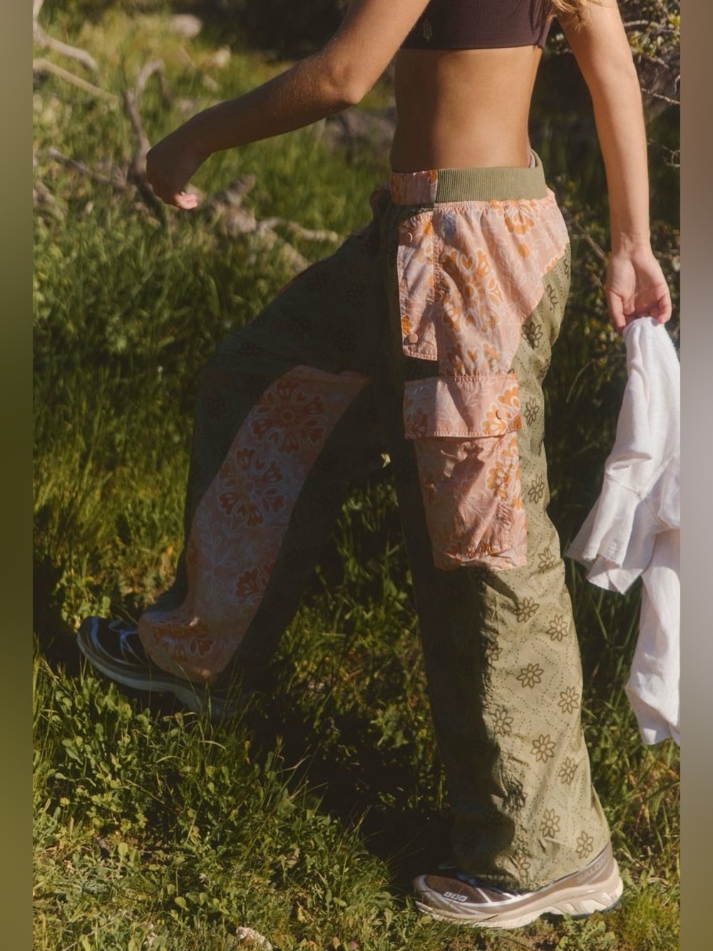 FP MOVEMENT by FREE PEOPLE ~ Colorburst Fleece-Lined Hike Pants ~ Army ~ XS NWT* - Picture 7 of 11